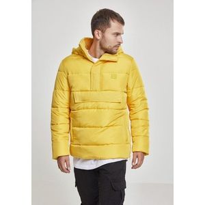 Urban Classics Pull Over Puffer Jacket chrome yellow obraz