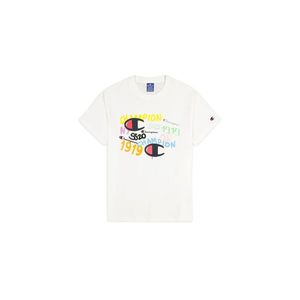 Champion Graffity Logo t-Shirt-XL bílé 214347_S20_WW001-XL obraz