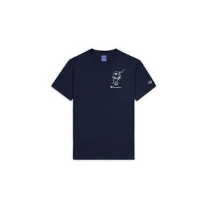 Champion Street Sports Graphic T-Shirt-L modré 214346_S20_BS538-L obraz