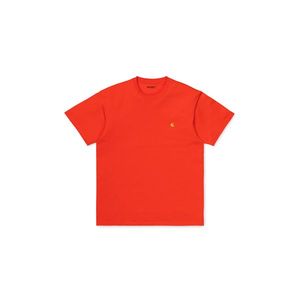 Carhartt WIP S/S Chase T-Shirt Safety Orange / Gold-XL oranžové I026391_0G0_90-XL obraz