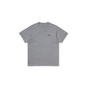 Carhartt WIP S/S Script Embroidery T-Shirt Grey Heather-L šedé I025778_V6_91-L obraz