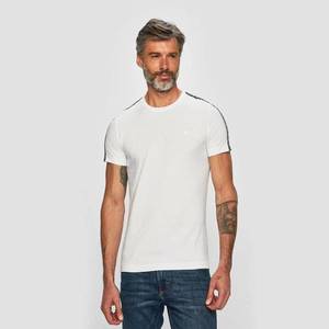 Calvin Klein pánské bílé tričko Tape obraz