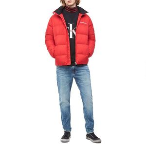Calvin Klein pánská červená zimní bunda obraz
