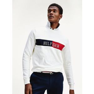 Tommy Hilfiger pánská bílá mikina obraz