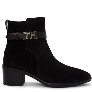 Tommy Hilfiger dámské černé kotníkové boty obraz