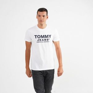 Tommy Jeans pánské bílé tričko Essential obraz