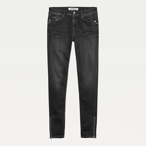 Tommy Jeans dámské tmavě šedé džíny Nora obraz