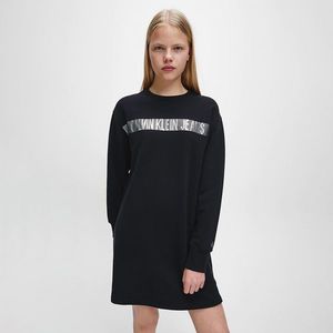 Calvin Klein dámské černé mikinové šaty obraz