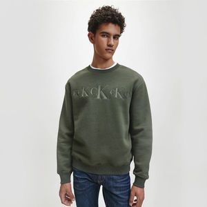 Calvin Klein pánská zelená mikina obraz