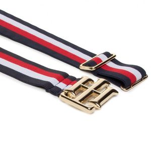 Tommy Hilfiger dámský pruhovaný elastický pásek Logo obraz