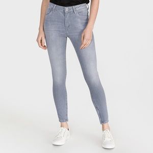 Pepe Jeans dámské šedé džíny Cher High obraz
