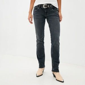 Pepe Jeans dámské tmavě šedé džíny Gen obraz