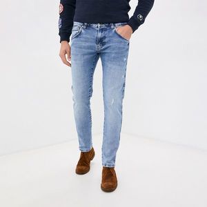 Pepe Jeans pánské světle modré džíny Ryland obraz