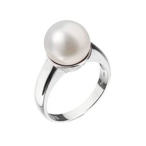 Evolution Group Stříbrný prsten s bílou říční perlou 25001.1 obraz