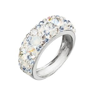 Evolution Group Stříbrný prsten s krystaly Swarovski modrý 35031.3 light sapphire obraz