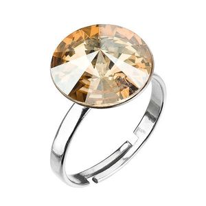 Evolution Group Stříbrný prsten s krystaly zlatý 35018.5 gold shadow obraz