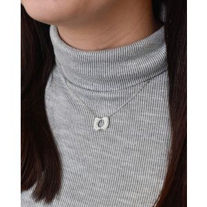 Evolution Group Stříbrný náhrdelník s krystaly Swarovski bílý 72045.1 obraz