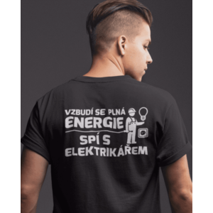 Vtipné tričko plná energie obraz