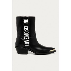Love Moschino - Westernové kožené boty obraz