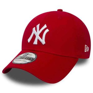 Kšiltovka New Era 9Forty MLB League Basic NY Yankees Scarlet White obraz