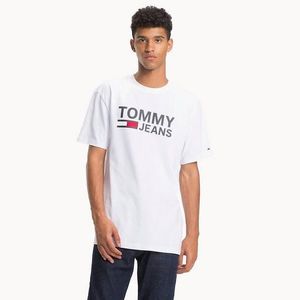 Tommy Hilfiger pánské bílé tričko Classics obraz