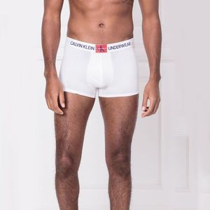 Calvin Klein pánské bílé boxerky obraz
