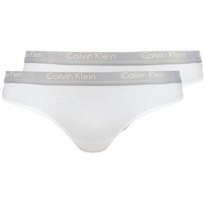 Calvin Klein dámské bílé tanga 2pack obraz