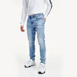 Tommy Jeans pánské modré džíny obraz