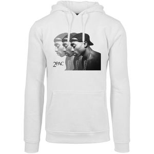 Mr. Tee 2Pac Faces Hoody white obraz