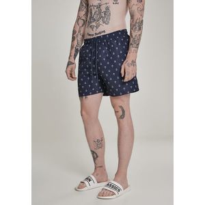 Urban Classics Pattern?Swim Shorts anchor/navy obraz