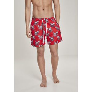 Urban Classics Pattern?Swim Shorts firered/rose obraz