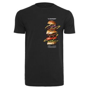 Mr. Tee A Burger Tee black obraz