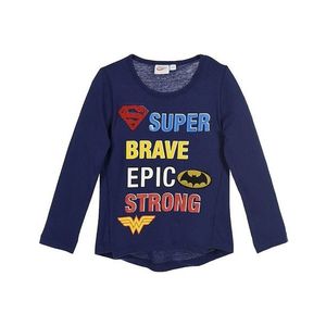 Super hero girls - tmavě modré dívčí tričko s dlouhým rukávem obraz