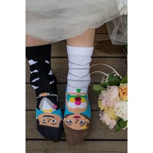 Vícebarevné ponožky Bride And Groom obraz