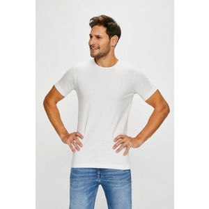 Calvin Klein pánské bílé tričko Embro obraz