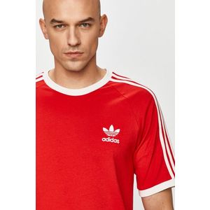 Červené pánské tričko adidas Originals obraz