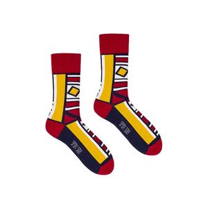 Červeno-žluté ponožky Spox Sox The Bold & The Beautiful obraz