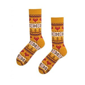 Žluto-oranžové ponožky Warm Fox obraz