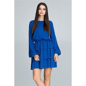 Modré šaty M601 obraz