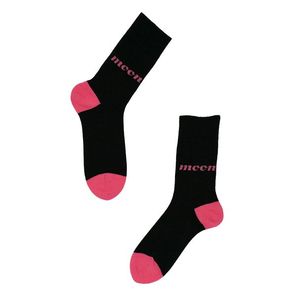 Černo-růžové ponožky Moon I obraz
