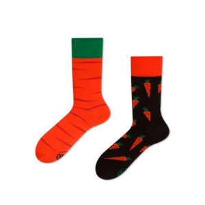 Oranžovo-černé ponožky Garden Carrot obraz