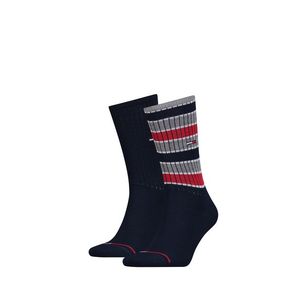 Tmavě modré ponožky Tommy Jeans Stripe Sock - dvojbalení obraz