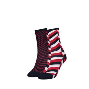 Modro-červené ponožky Herringbone - dvojbalení obraz