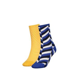Modro-žluté ponožky Herringbone - dvojbalení obraz