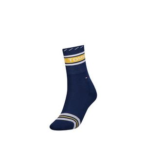 Modro-žluté ponožky Logo Sock obraz