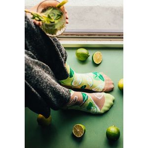 Hnědo-zelené ponožky Mojito obraz