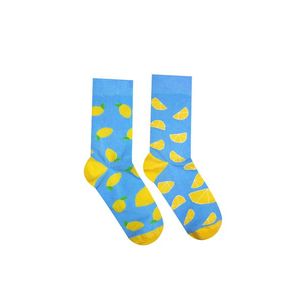 Žluto-modré ponožky Lemon obraz