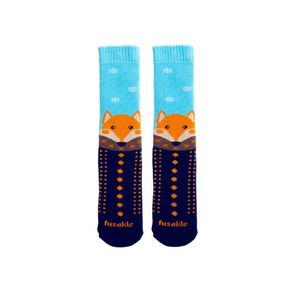 Modro-oranžové ponožky Fox obraz