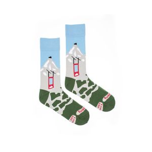 Vícebarevné ponožky Tatras Cableway obraz