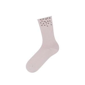 Světle růžové ponožky Pearls obraz